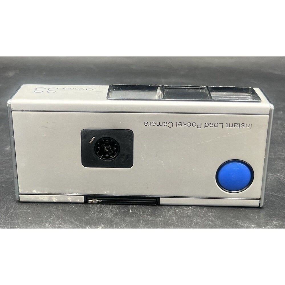 JC Penney 110 Film Pocket Camera Instant Load Retro Compact Untested